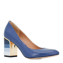 Load image into Gallery viewer, SOPHITINA Mature Hot Sale Pumps Fashion Colorful Square Heel High Quality Sheepskin Round Toe Shoes Elegant Women' s Pumps W10